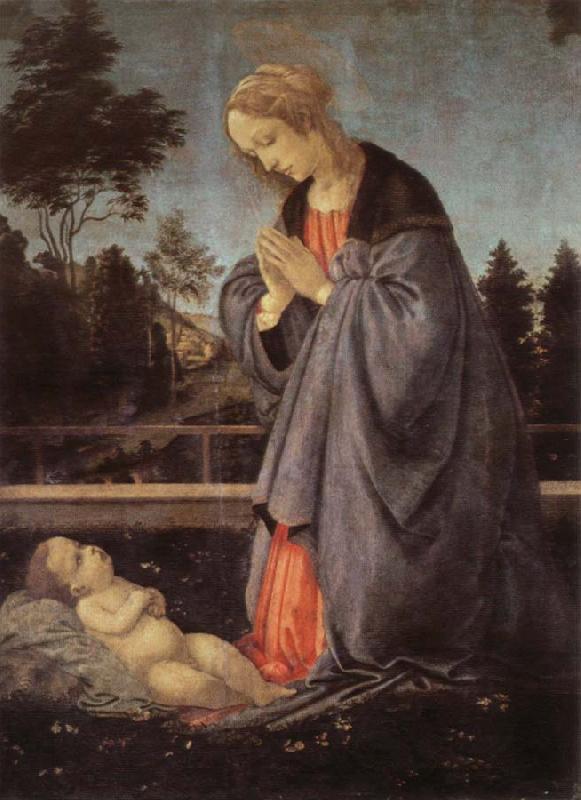 Filippino Lippi adoration of the child oil painting image